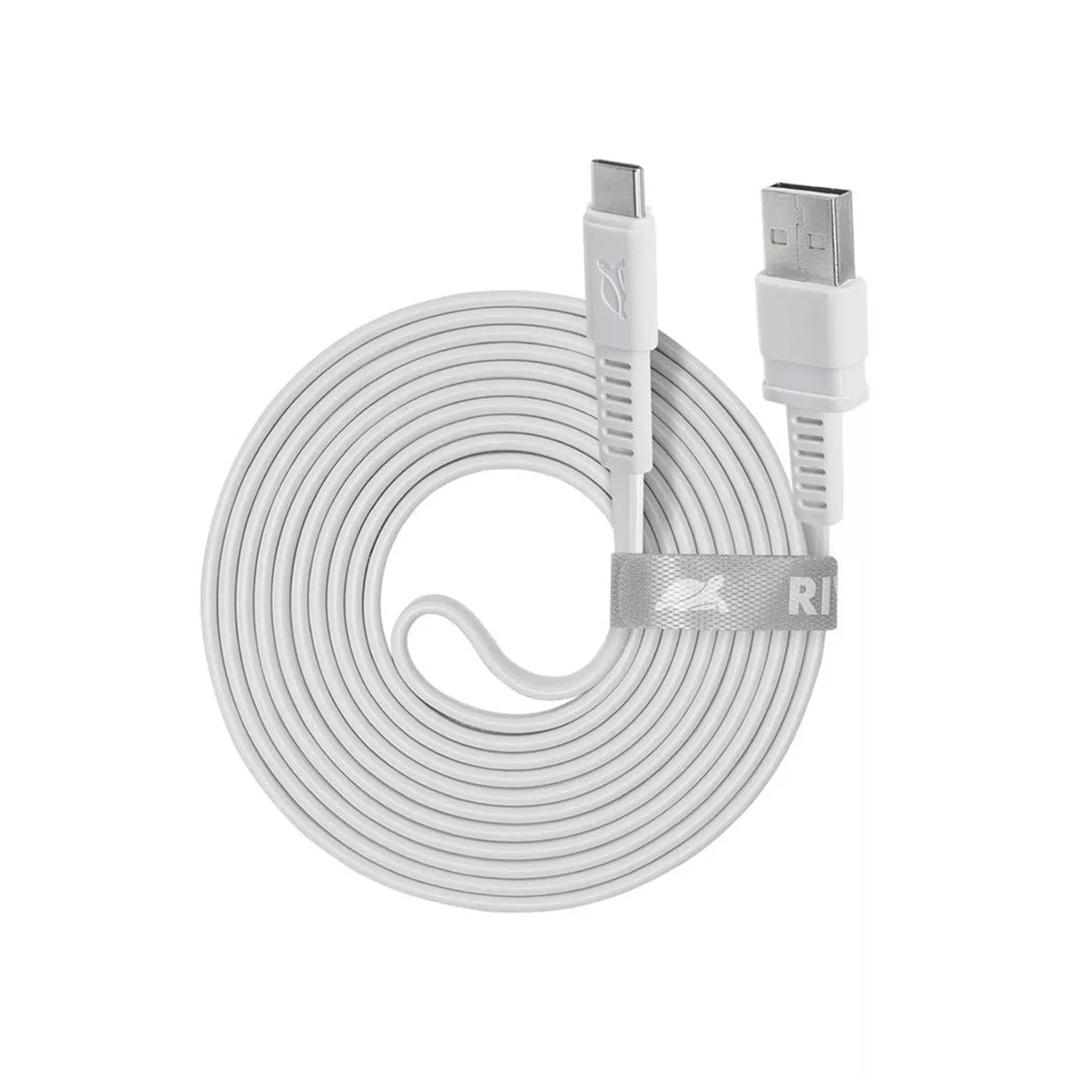 КАБЕЛ TYPE-C USB 2.0 БЯЛ 2.1M RIVACASE PS6002WT21