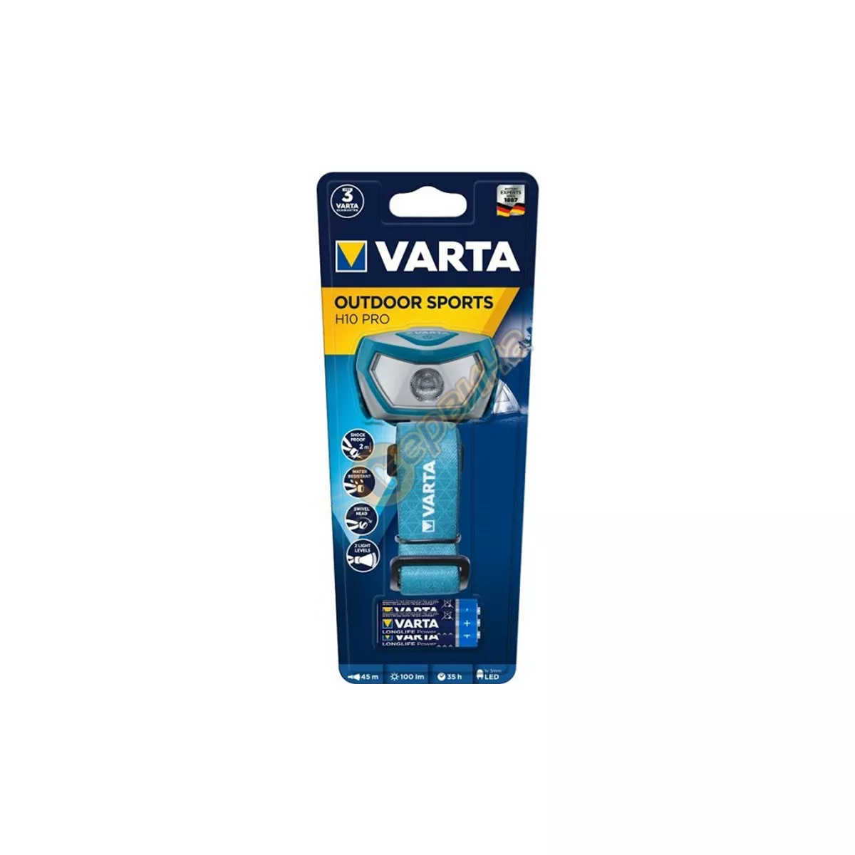 ЧЕЛНИК VARTA 16650 OUTDOOR SPORTS H10 PRO