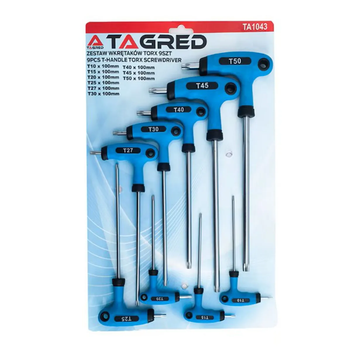 ШЕСТОЪГЪЛНИ КЛЮЧОВЕ TORX TA1043 TORX