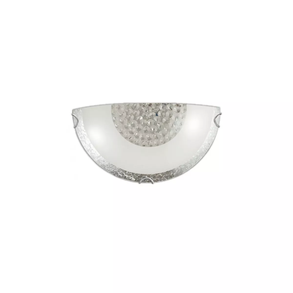 АПЛИК BLESS 1XE27 1/2 Ф300 СРЕБРО И КРИСТАЛ