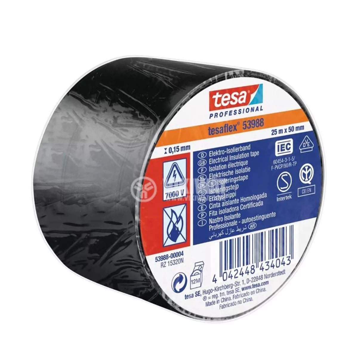 ИЗОЛИРБАНД ЧЕРЕН 25М*50ММ