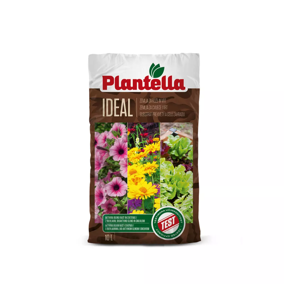 ТОРОПОЧВЕН СУБСТРАТ УНИВЕРСАЛЕН PLANTELLA IDEAL 10 ЛИТРА