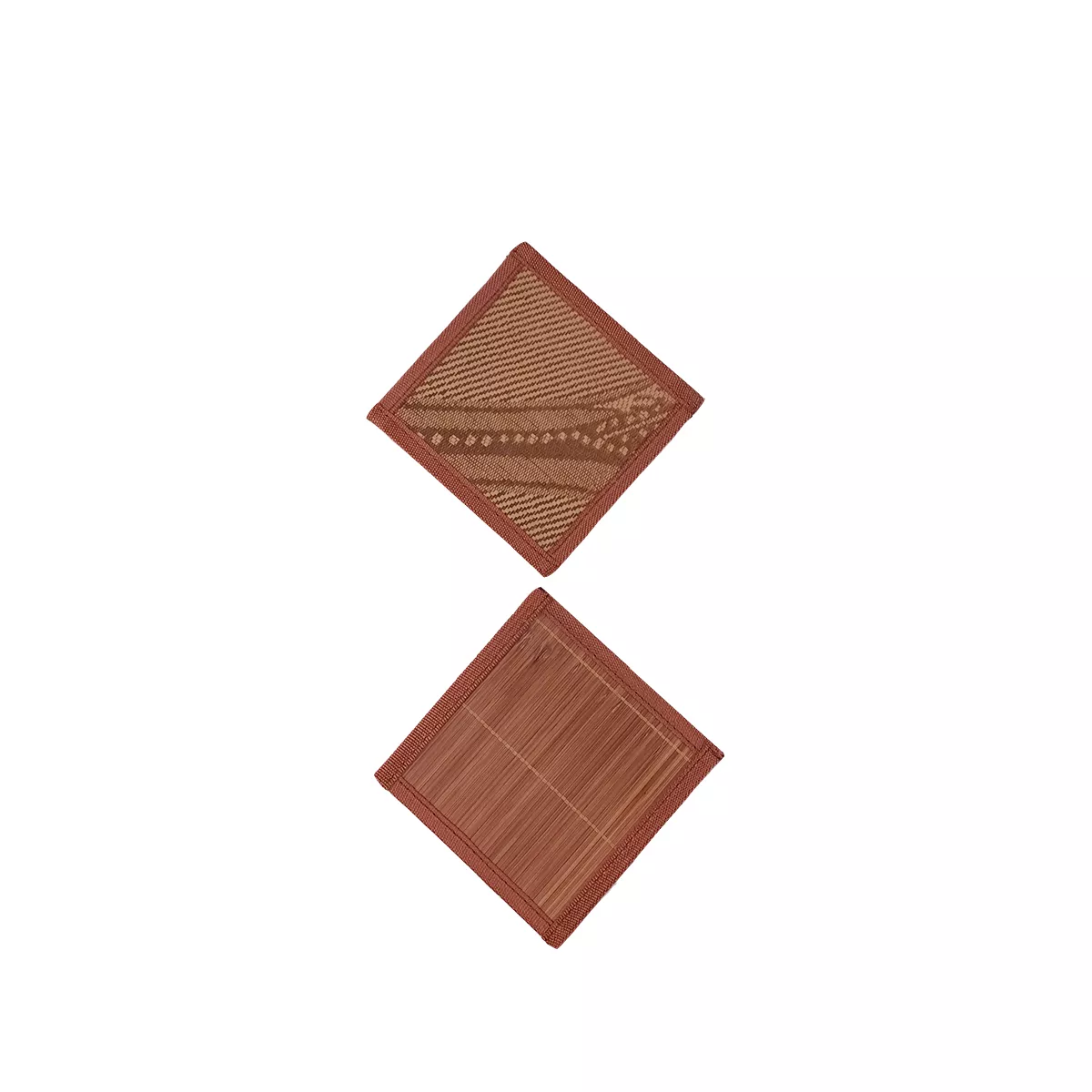 КОМПЛЕКТ БАМБУКОВИ ПОДЛОЖКИ ЗА СЕРВИРАНЕ 2 БРОЯ 15х15 СМ