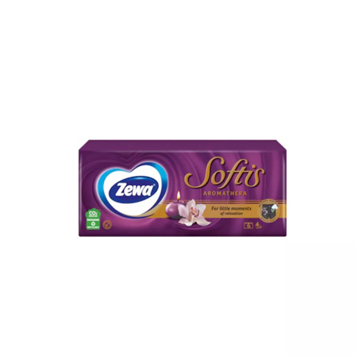 НОСНИ КЪРПИ ZEWA SOFTIS AROMATHERA 10 БРОЯ