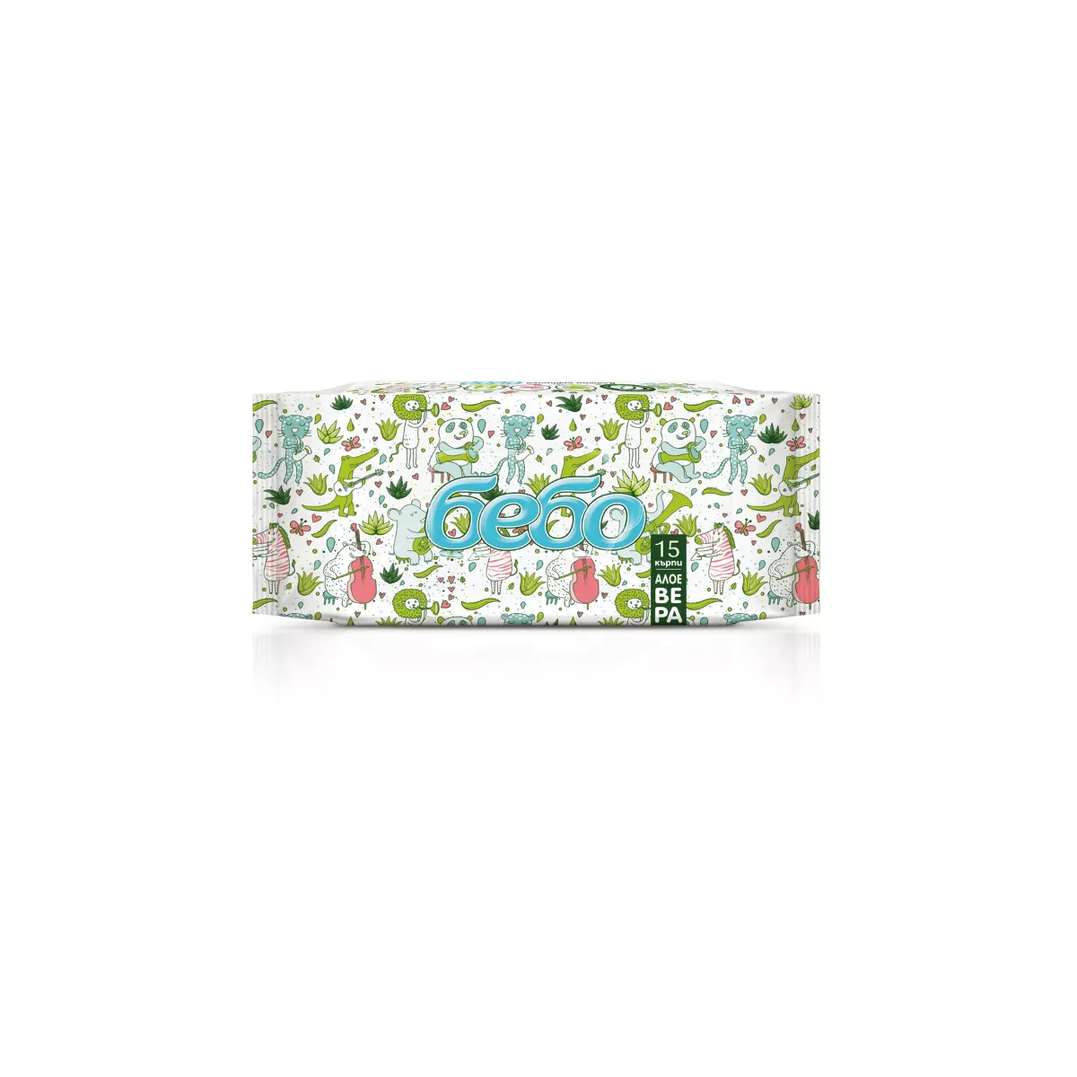 МОКРИ КЪРПИ ЕКСТРАКТ АЛОЕ ВЕРА 15БР БЕБО ПЛЪТНИ