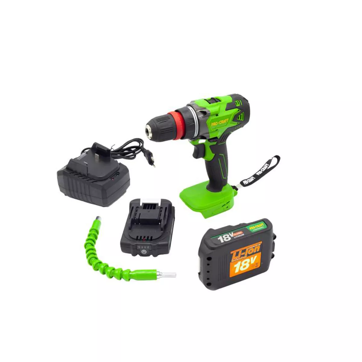 АКУМУЛАТОРЕН ВИНТОВЕРТ PROCRAFT PA18LiDFR 18V