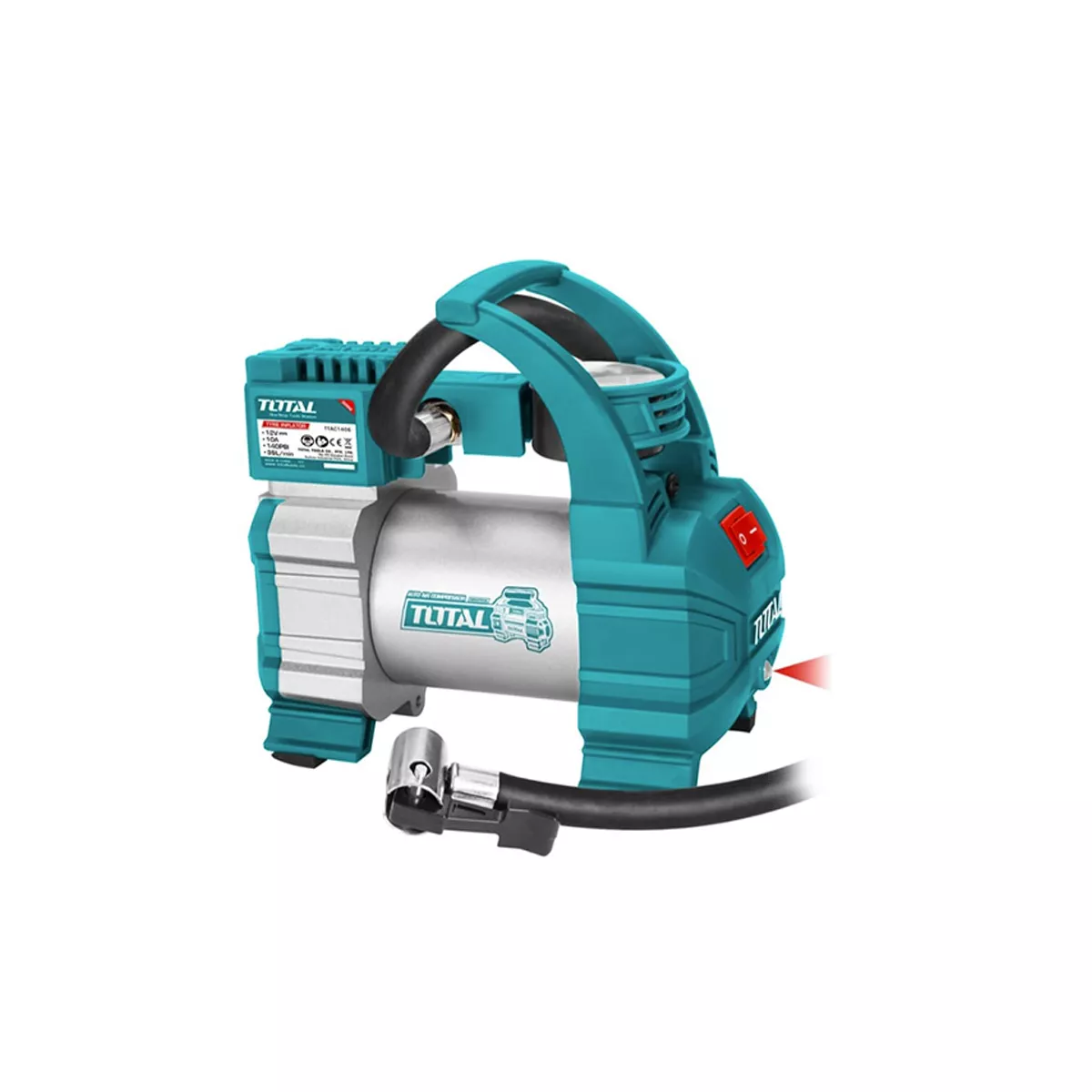 КОМПРЕСОР ЗА ГУМИ TOTAL 12V