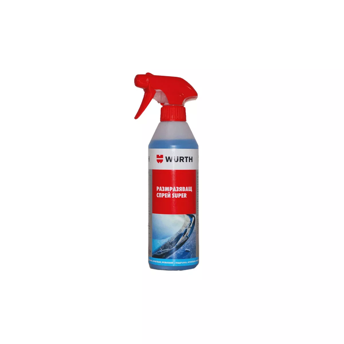 РАЗМРАЗЯВАЩ СПРЕЙ ЗА СТЪКЛА WURTH SUPER 500 ML - #055718 - Rumik