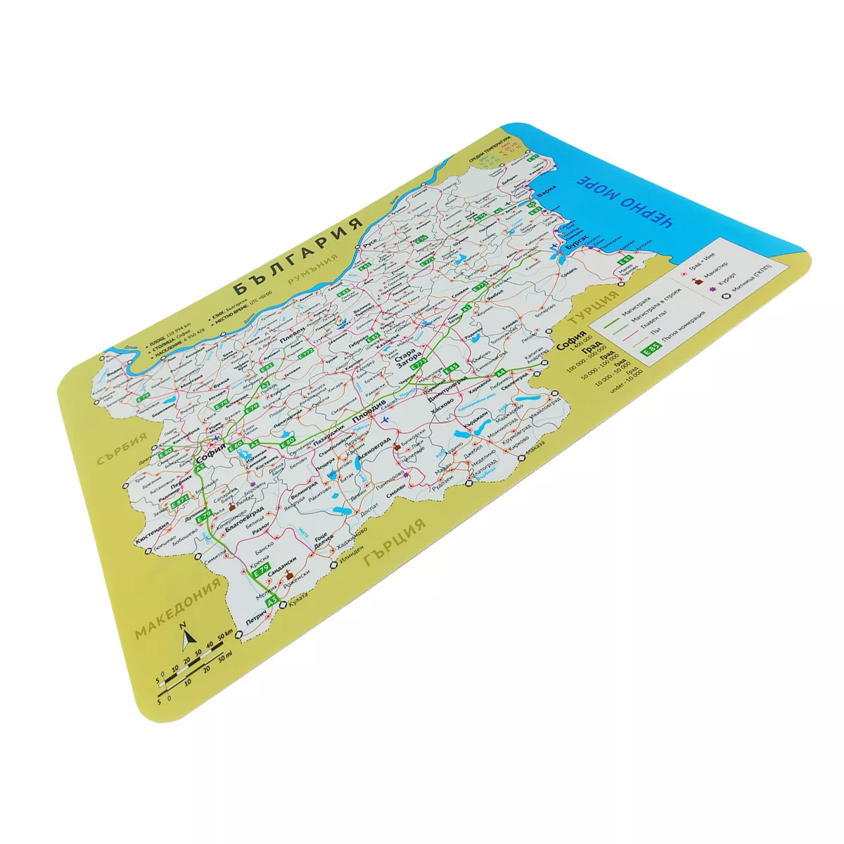 ПОДЛОЖКА ЗА БЮРО БЪЛГАРИЯ 43x29СМ 39000