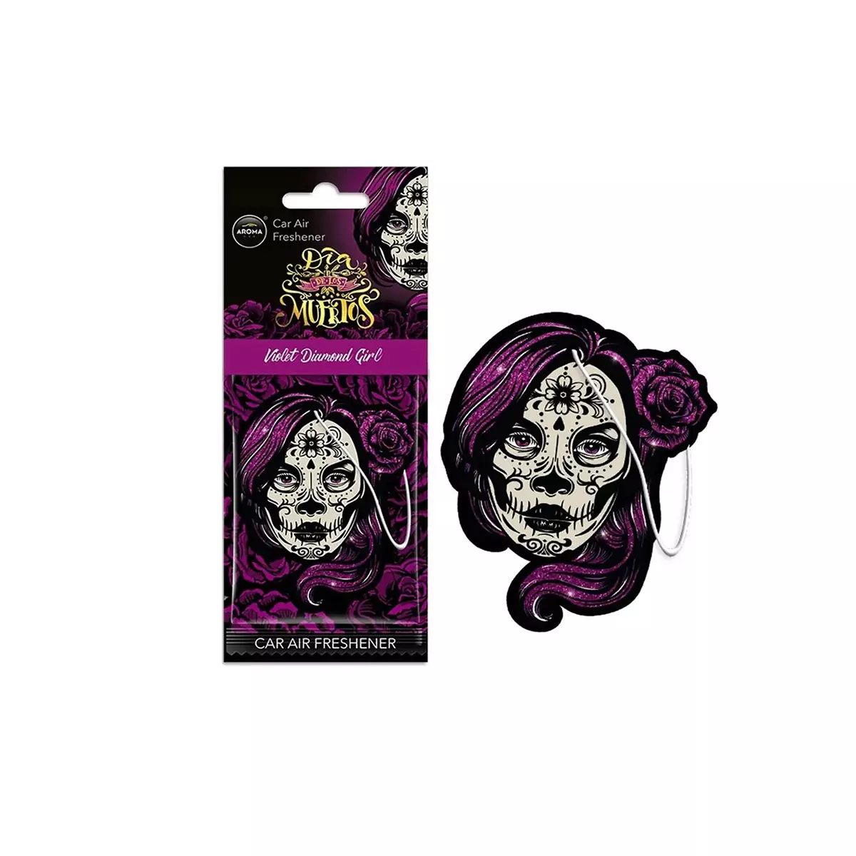 АРОМАТИЗАТОР ЗА АВТОМОБИЛ AROMA VIOLET DIAMOND GIRL