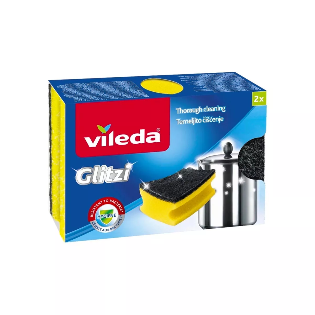 КУХНЕНСКА ГЪБА GLITZI VILEDA 2БР