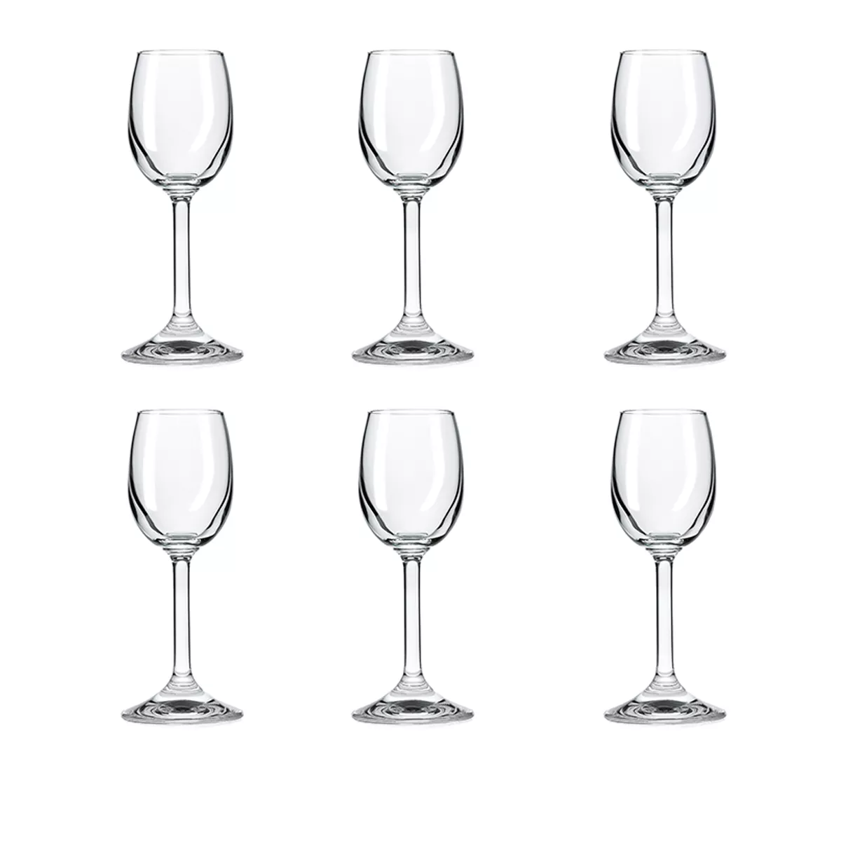 КОМПЛЕКТ ЧАШИ ЗА АПЕРИТИВ RONA LIQUER 2570 60 МЛ 6 БРОЯ