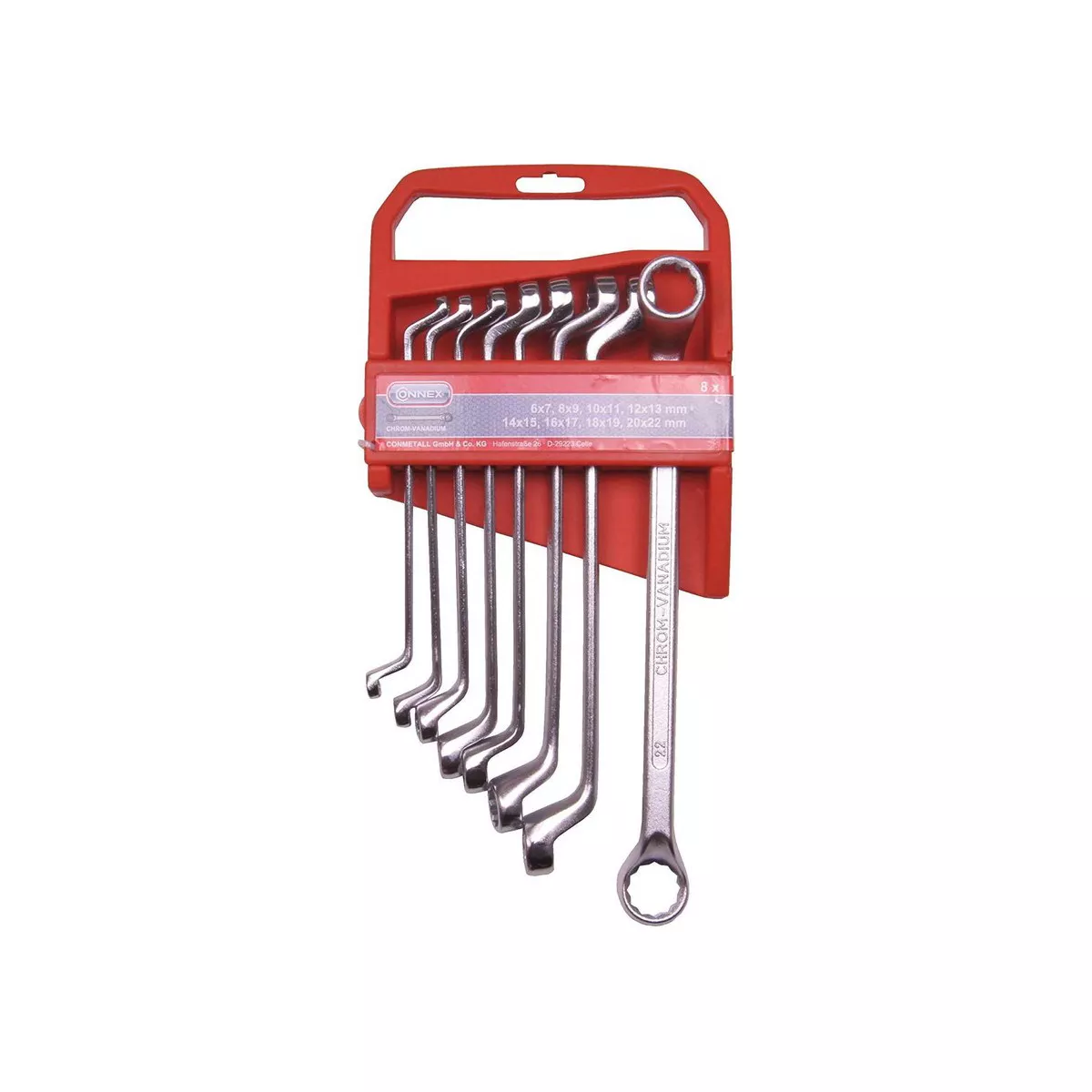 КОМПЛЕКТ КЛЮЧОВЕ ЛУЛИ CONNEX 6-22 ММ 8 ЧАСТИ