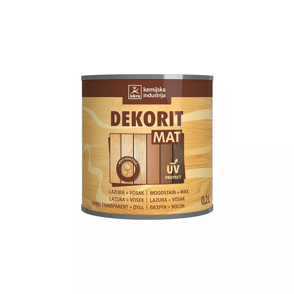 ЛАК DEKORIT MAT БЕЗЦВЕТЕН 750 МЛ