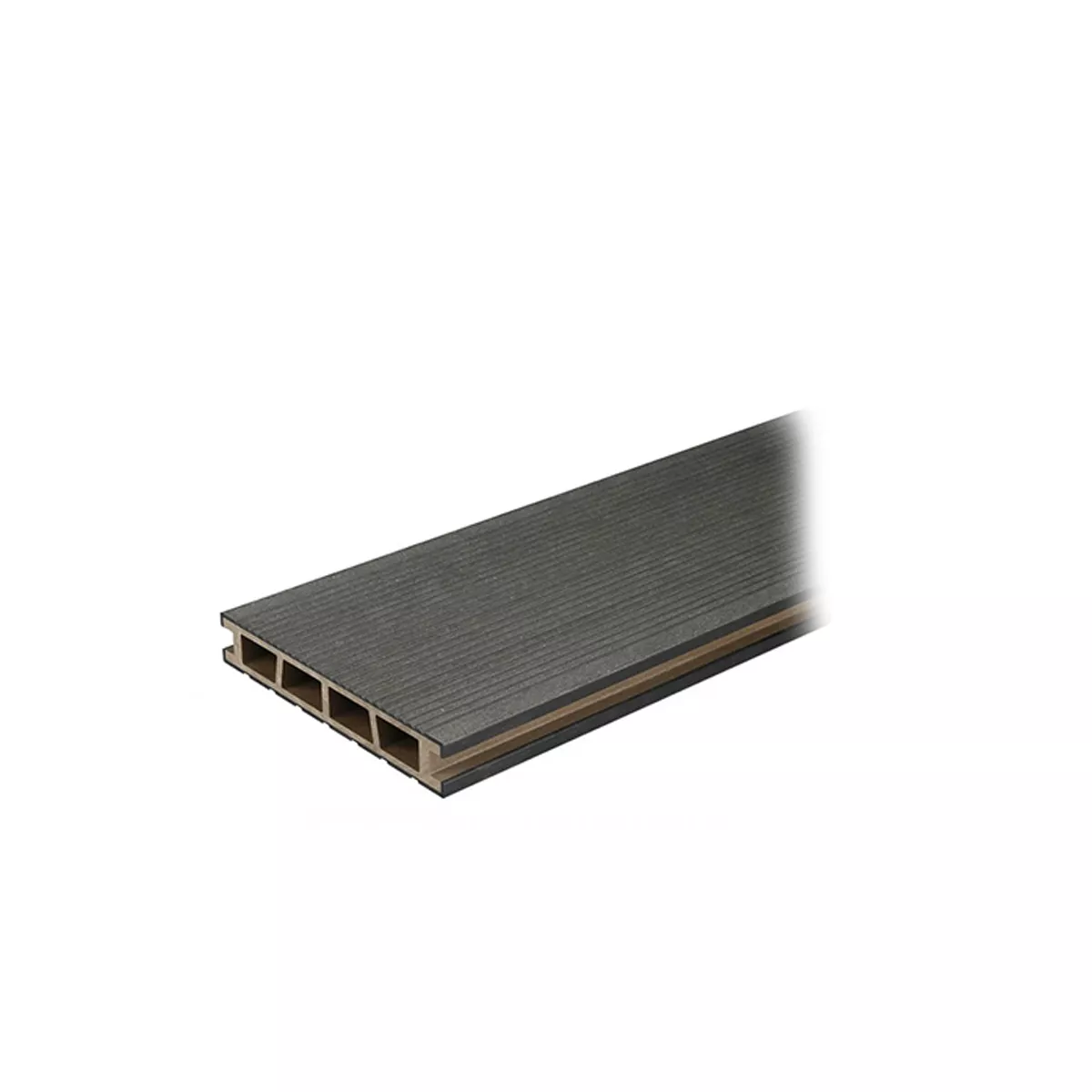 ДЕКИНГ WPC BERGDECK BRUSHED DD 25х150 ММ 2.4 МЕТРА ЧЕРЕН