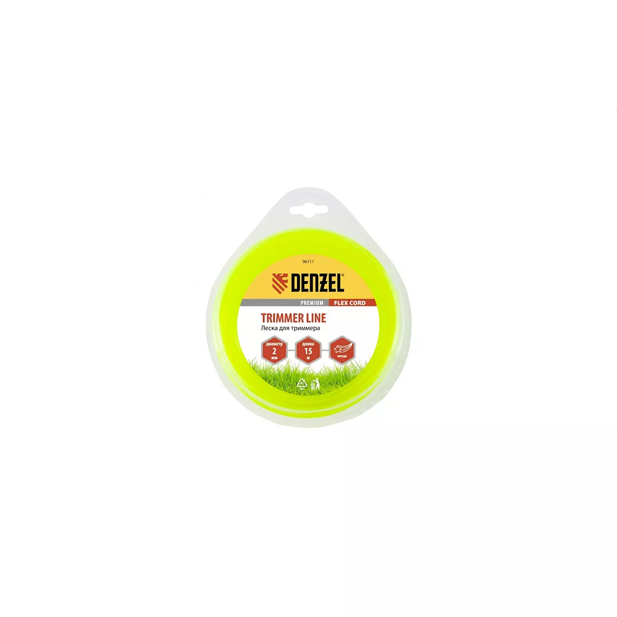 КОРДА ЗА КОСЕНЕ DENZEL FLEX CORD 2.0 MM ЗВЕЗДООБРАЗНА