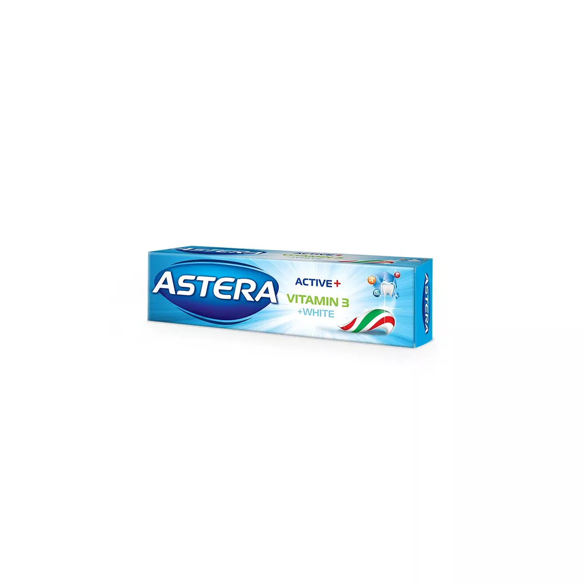 ПАСТА ЗА ЗЪБИ ASTERA ACTIVE+VITAMIN 3 110 ГР