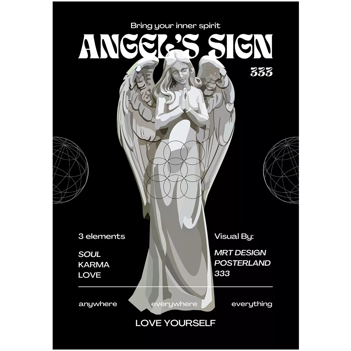 ПОСТЕР ANGEL'S SIGN А3