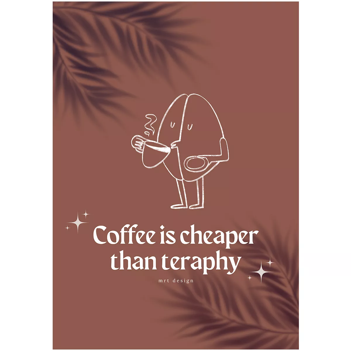 ПОСТЕР COFFEE THERAPY А3