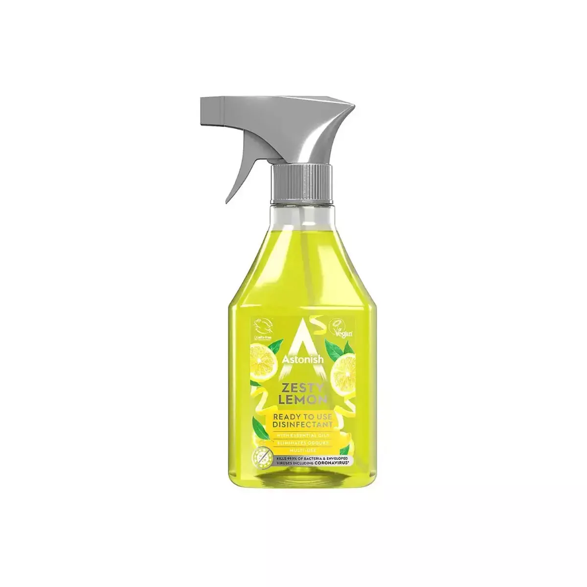СПРЕЙ ЗА ДЕЗИНФЕКЦИЯ  И ПОЧИСТВАНЕ ZESTY LEMON 550ML.