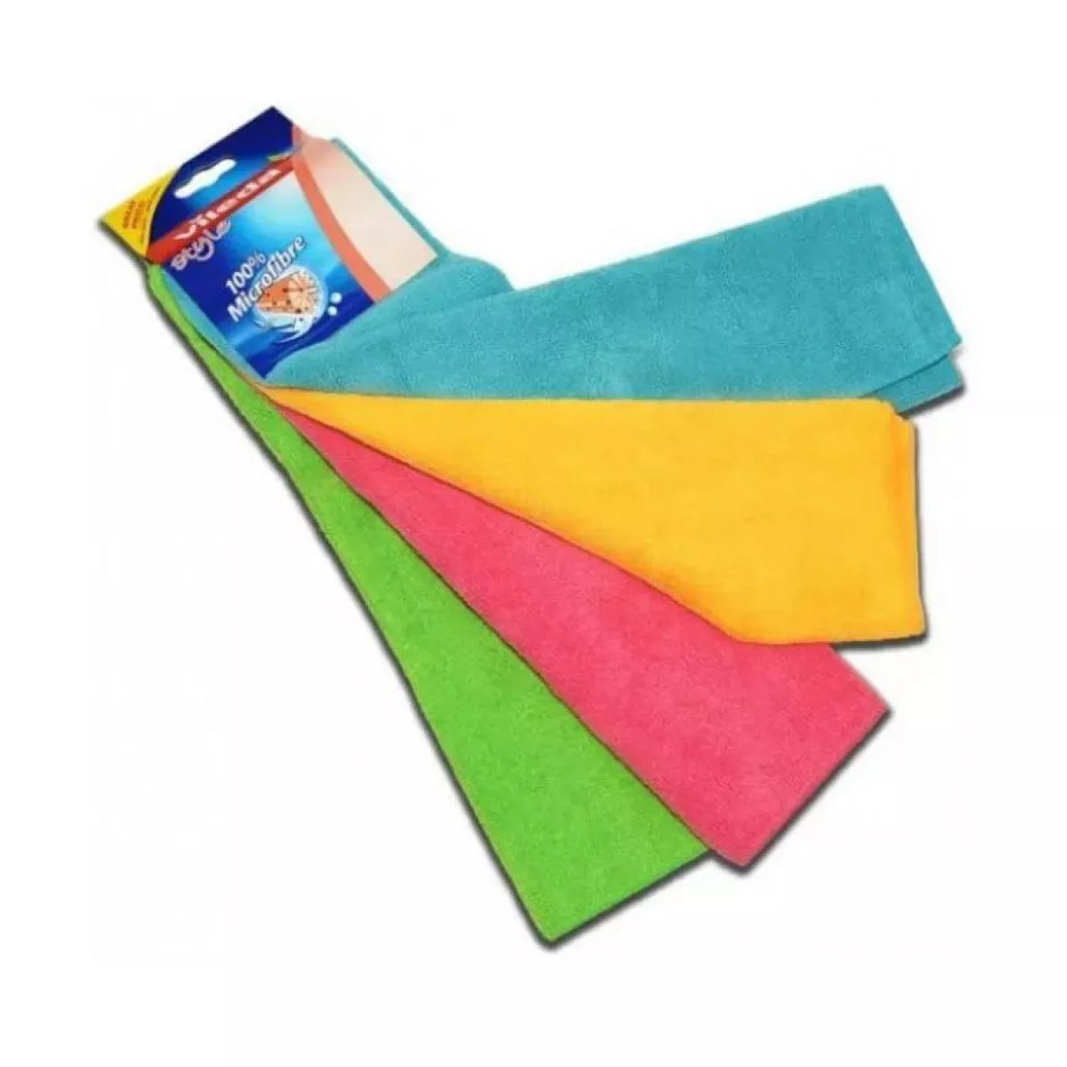 КОМПЛЕКТ МИКРОФИБЪРНИ КЪРПИ VILEDA COLORS 4 БРОЯ