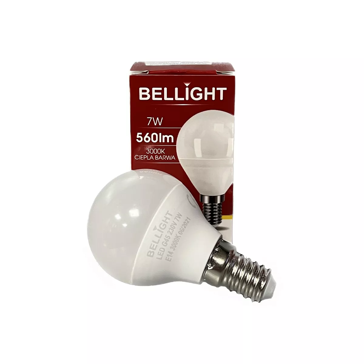 LED СФЕРА G45 E17 7W 3000K BELLIGHT 301449