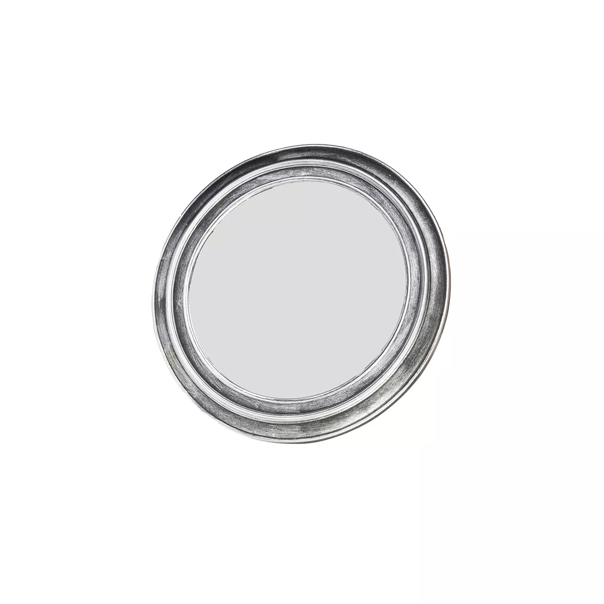 ДЕКОРАТИВНО ОГЛЕДАЛО С PVC РАМКА СРЕБРО 57 СМ 760885