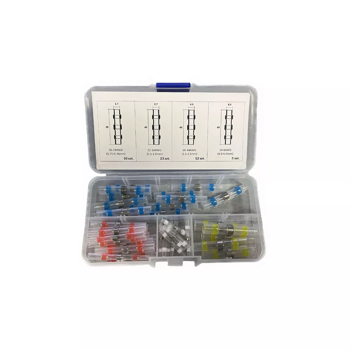 ТЕРМОСВИВАЕМИ СЪЕДИНИТЕЛИ СЪС ЗАПОЯВАНЕ 50БР TA4163