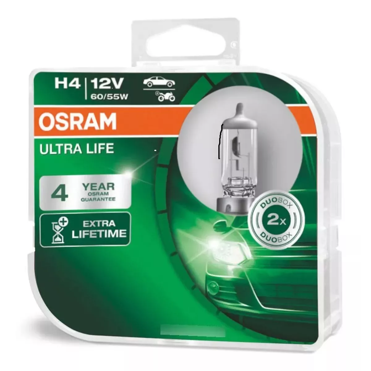 АВТО ЛАМПА 64193ULT H4 60/55W 12V P43T