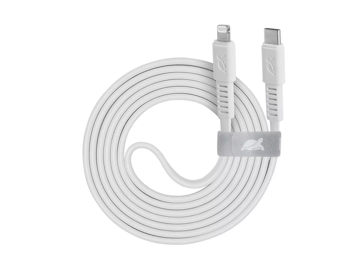 КАБЕЛ USB-A LIGHTNING 1.2M БЯЛ RIVACASE PS6008WT12