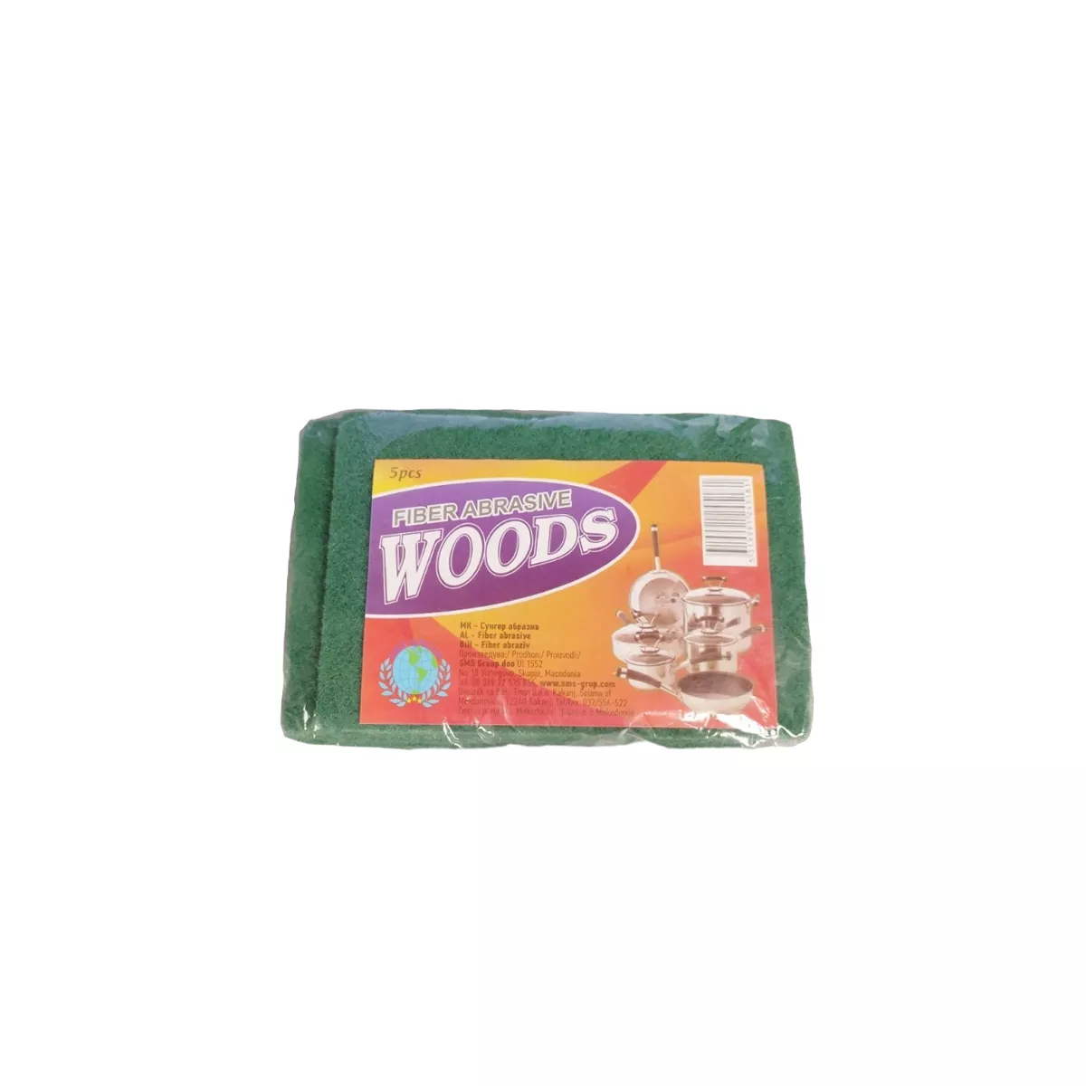 КЪРПА ФИБРО WOODS 5БР ЗЕЛЕНИ
