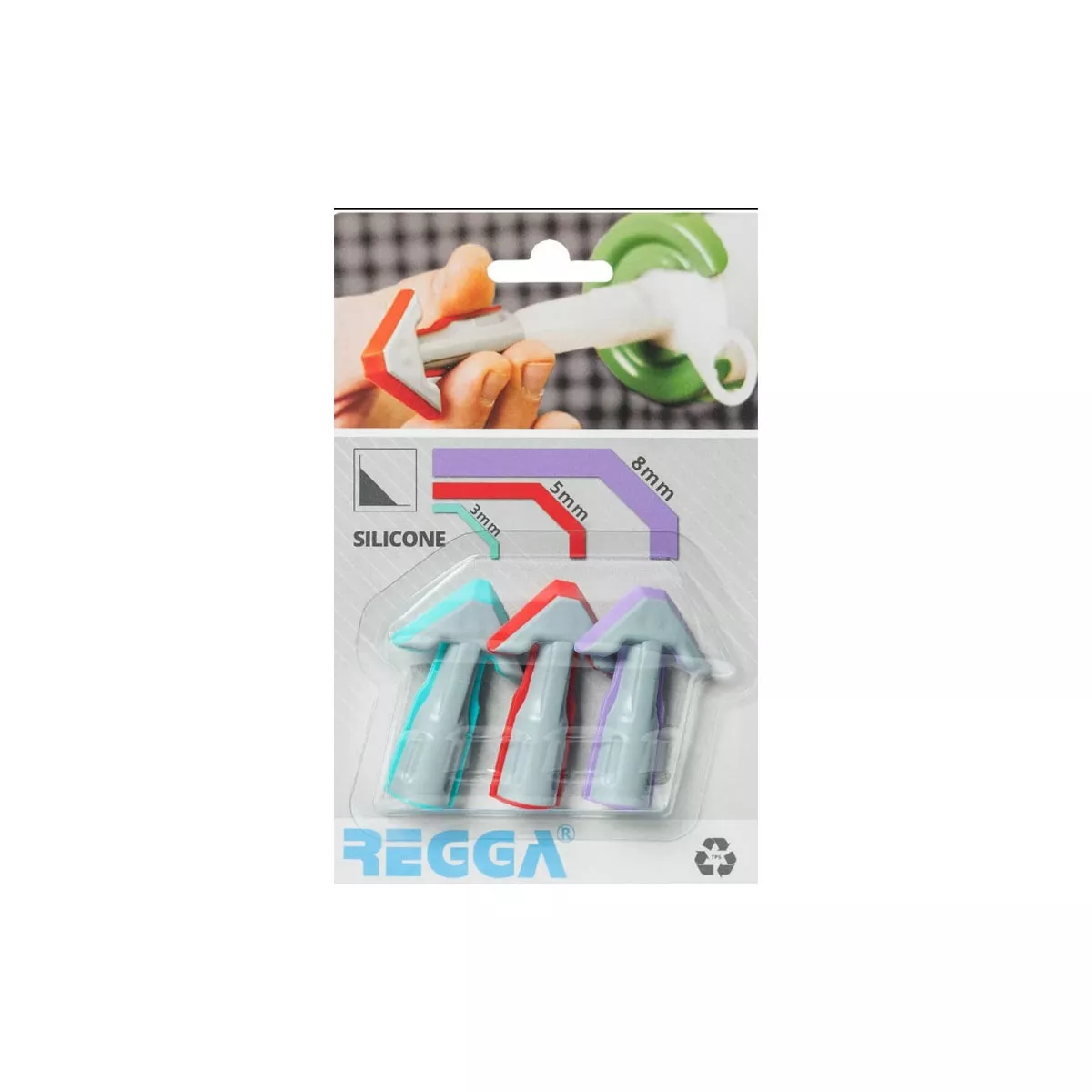 НАКРАЙНИК ЗА СИЛИКОН ЛИНИЯ 3,5,8ММ REGGA 0201002