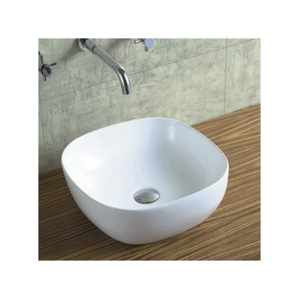 ПОРЦЕЛАНОВ УМИВАЛНИК 492 БЯЛ