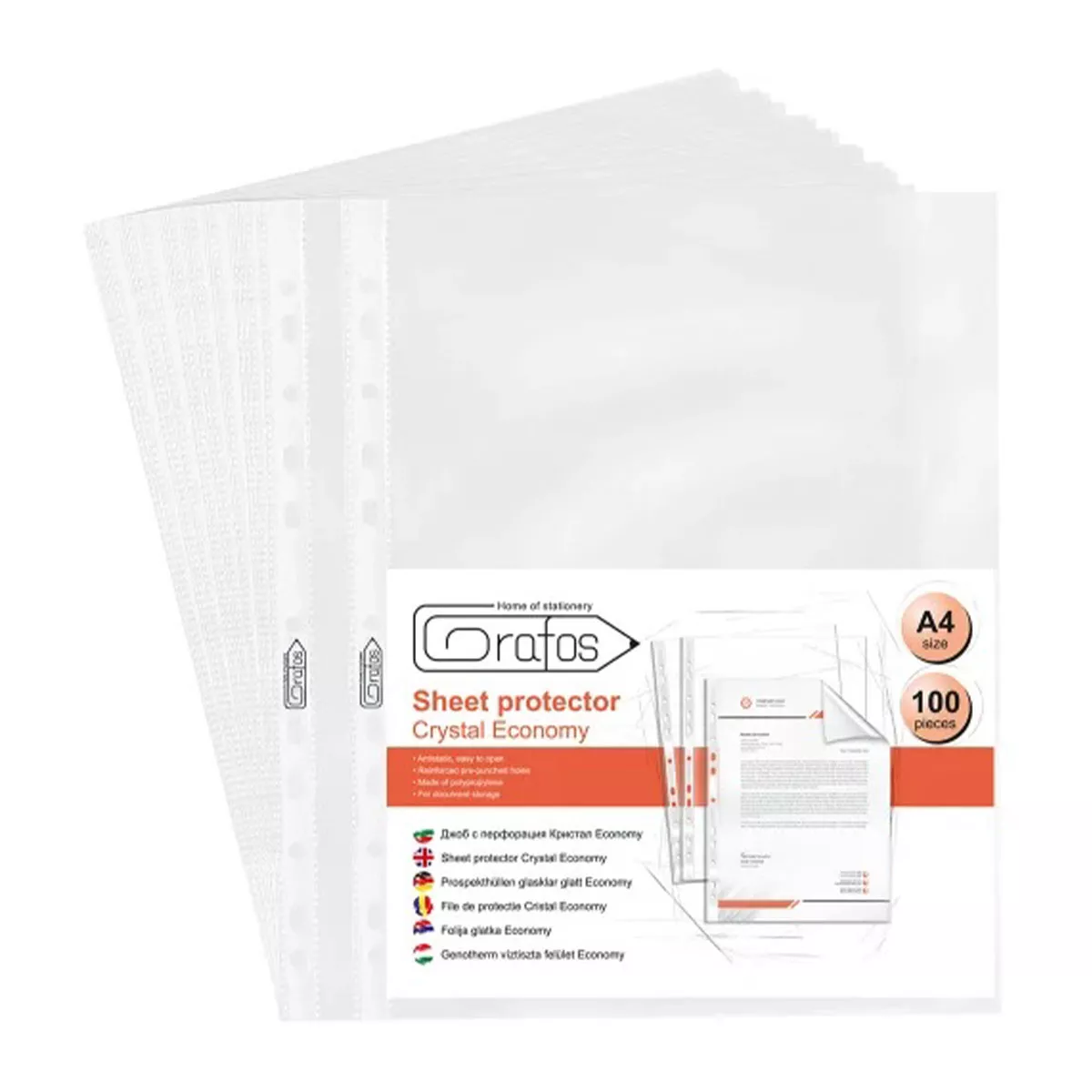 ДЖОБ КРИСТАЛ GRAFOS ECONOMY A4 100070