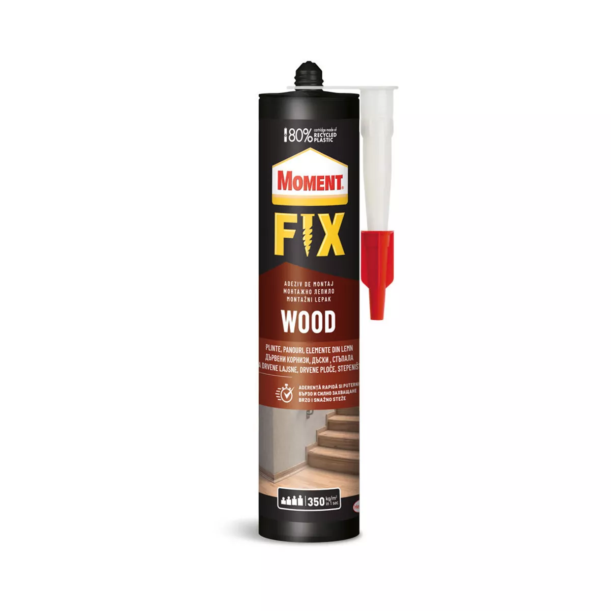 МОМЕНТ FIX WOOD МОТАЖНО ЛЕПИЛО ЗА ДЪРВО-385Г - #055902 - Rumik
