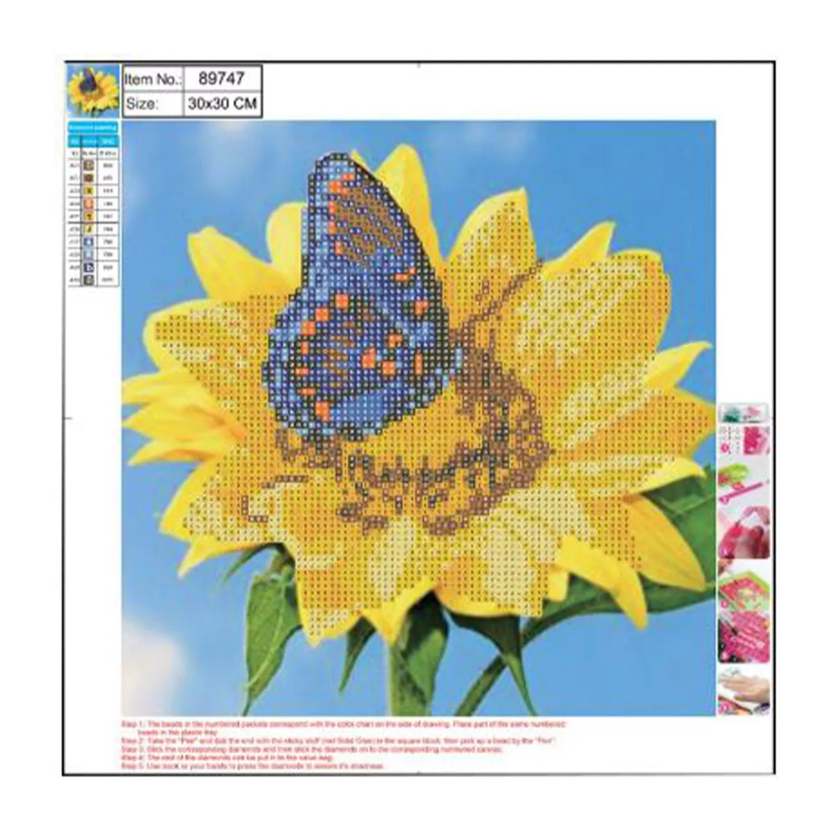 МОЗАЙКА CENTRUM 5D DIAMOND МОД.89747 30/30СМ 42824