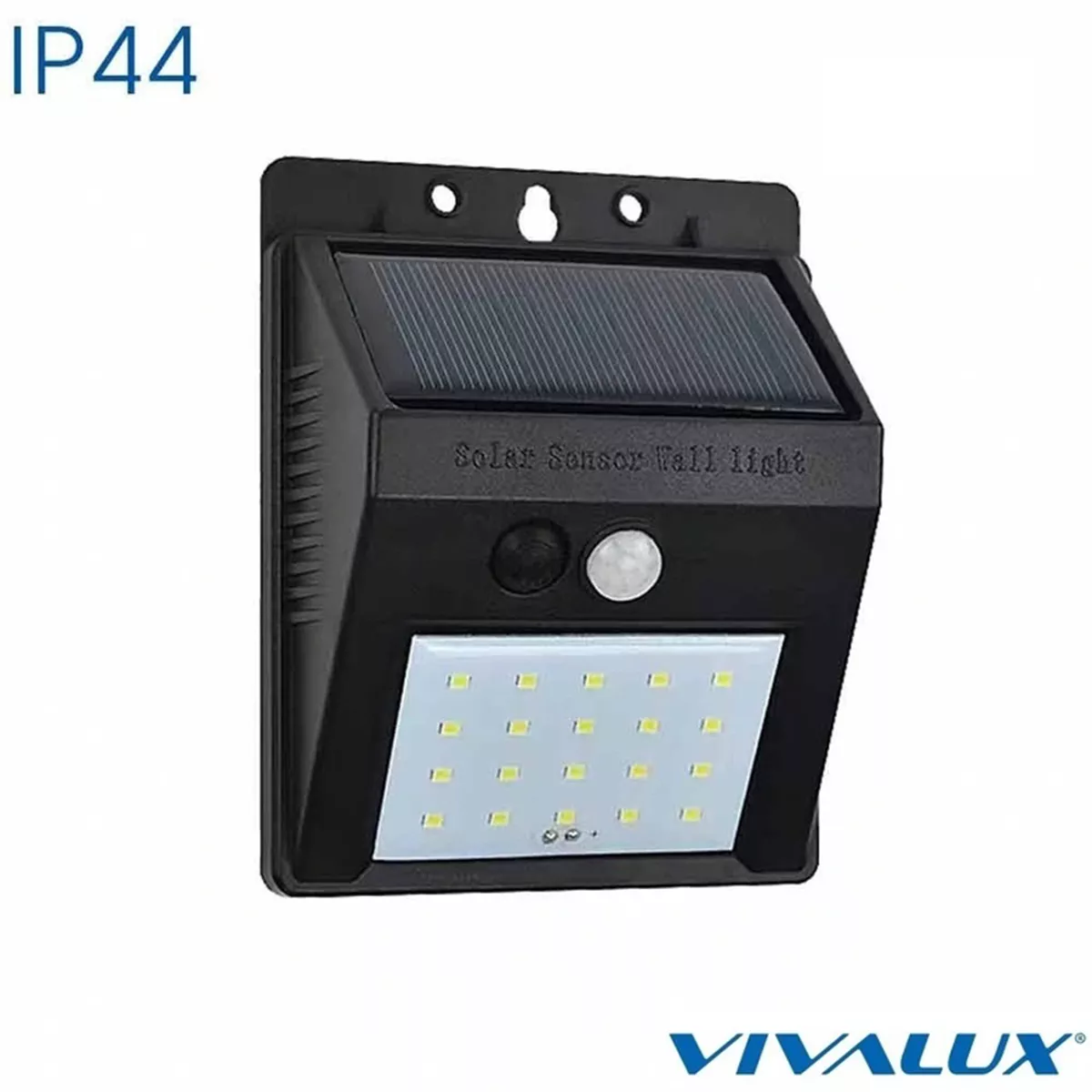СОЛАРЕН LED АПЛИК СЪС СЕНЗОР PIN SOLAR LED 0,55W PIR 4728