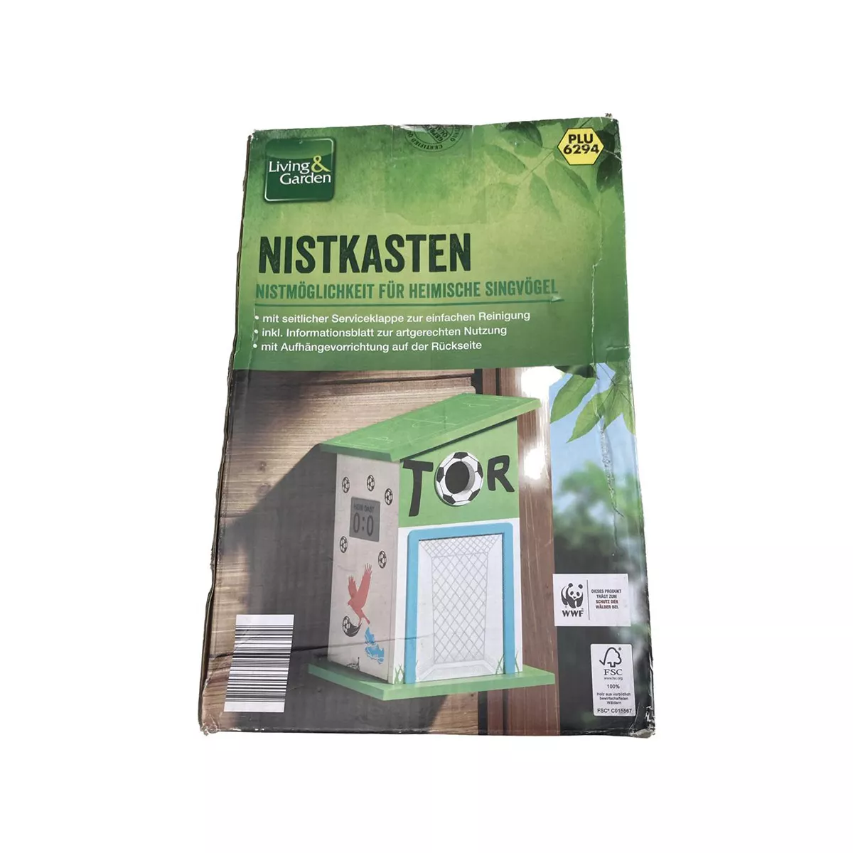 ДЪРВЕНА КЪЩИЧКА ЗА ПТИЦИ 6294 NISTKASTEN