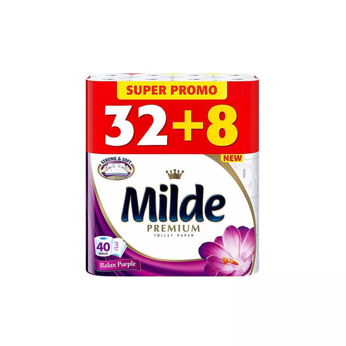 ТОАЛЕТНА  ХАРТИЯ МИЛДЕ 32+8 RELAX