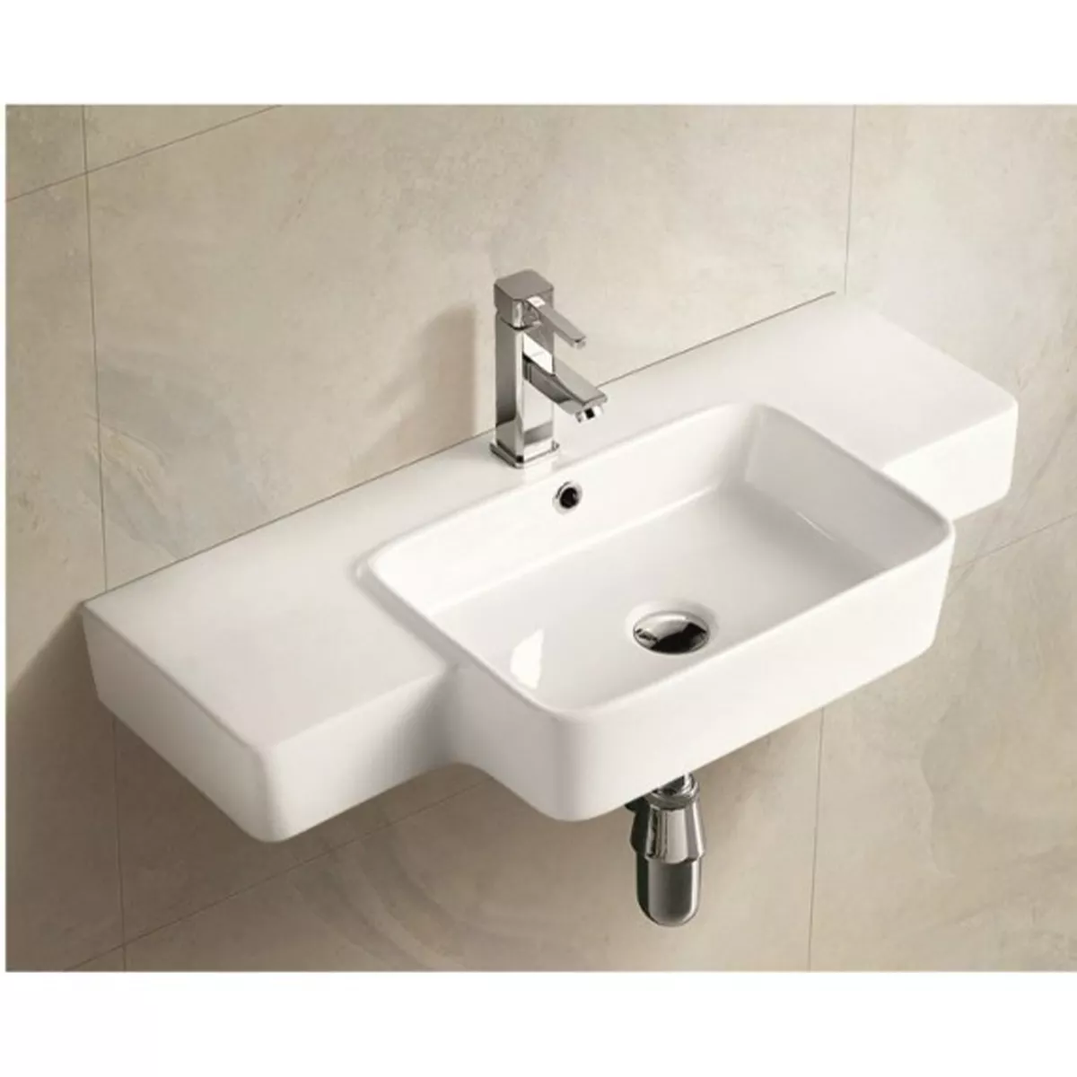 ПОРЦЕЛАНОВ УМИВАЛНИК 87*43*13 ДИВА 8713