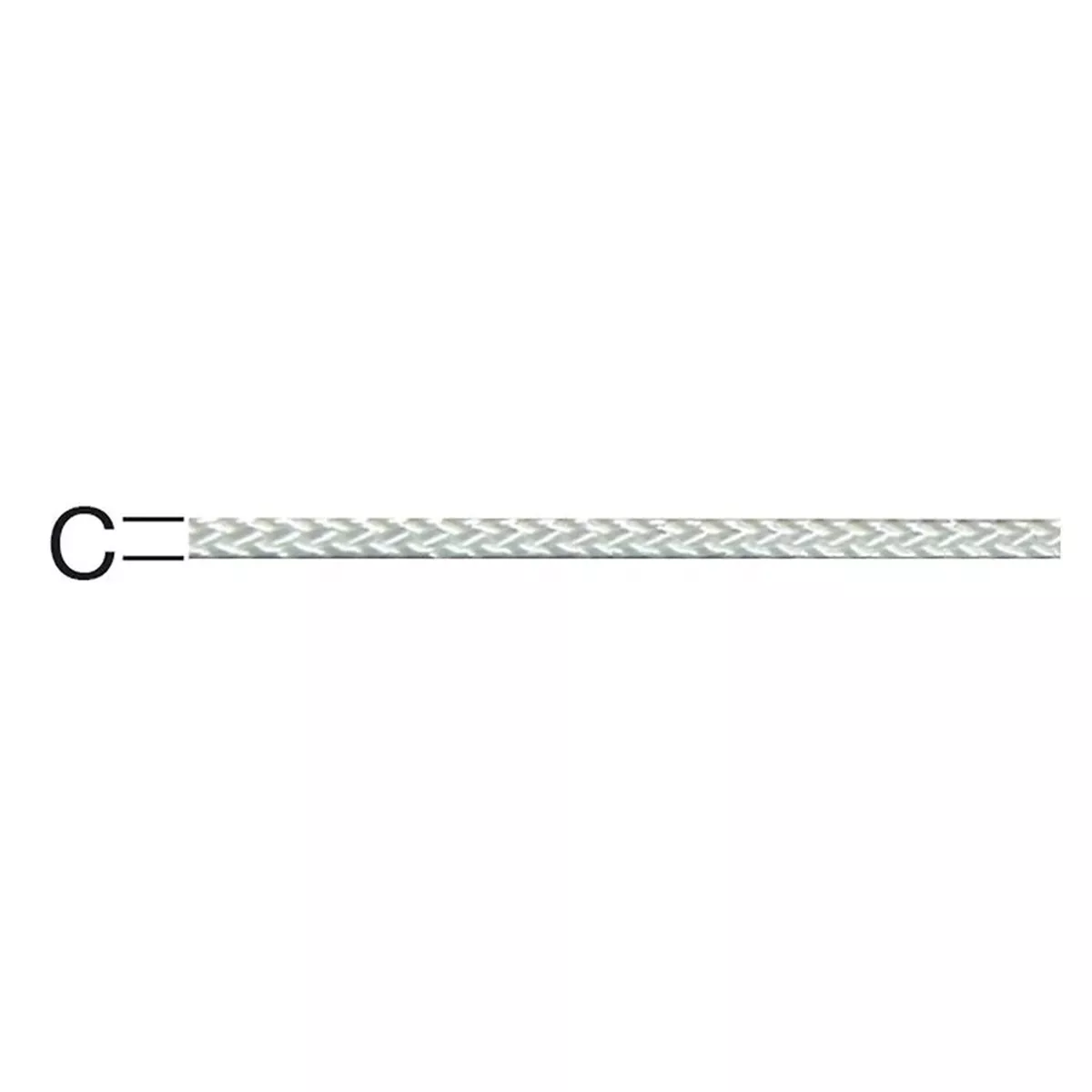 ВЪЖЕ РА Ф1,6ММ БЯЛО ПЛЕТЕНО 8 ЖИЛНО ЯКОСТ 30КГ 100078