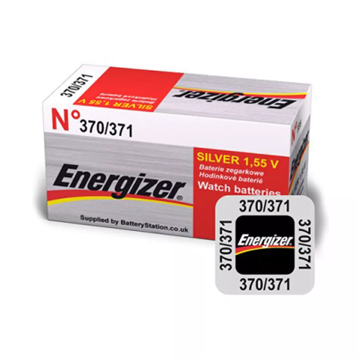 СРЕБЪРНА БАТЕРИЯ 1БР ENERGIZER 371/370 10410