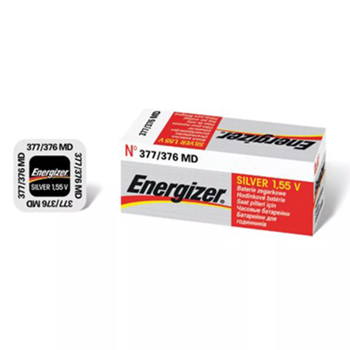 СРЕБЪРНА БАТЕРИЯ 1БР ENERGIZER 377/376 10412