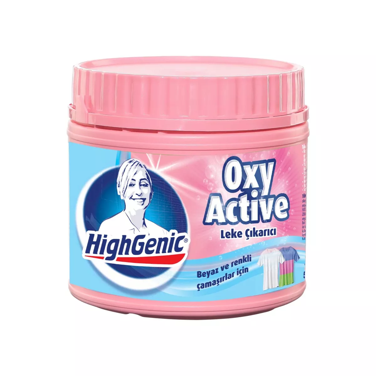HIGHGENIC OXY ACTIVE ЗА ОТСТРАНЯВАНЕ НА ПЕТНА 500ГР