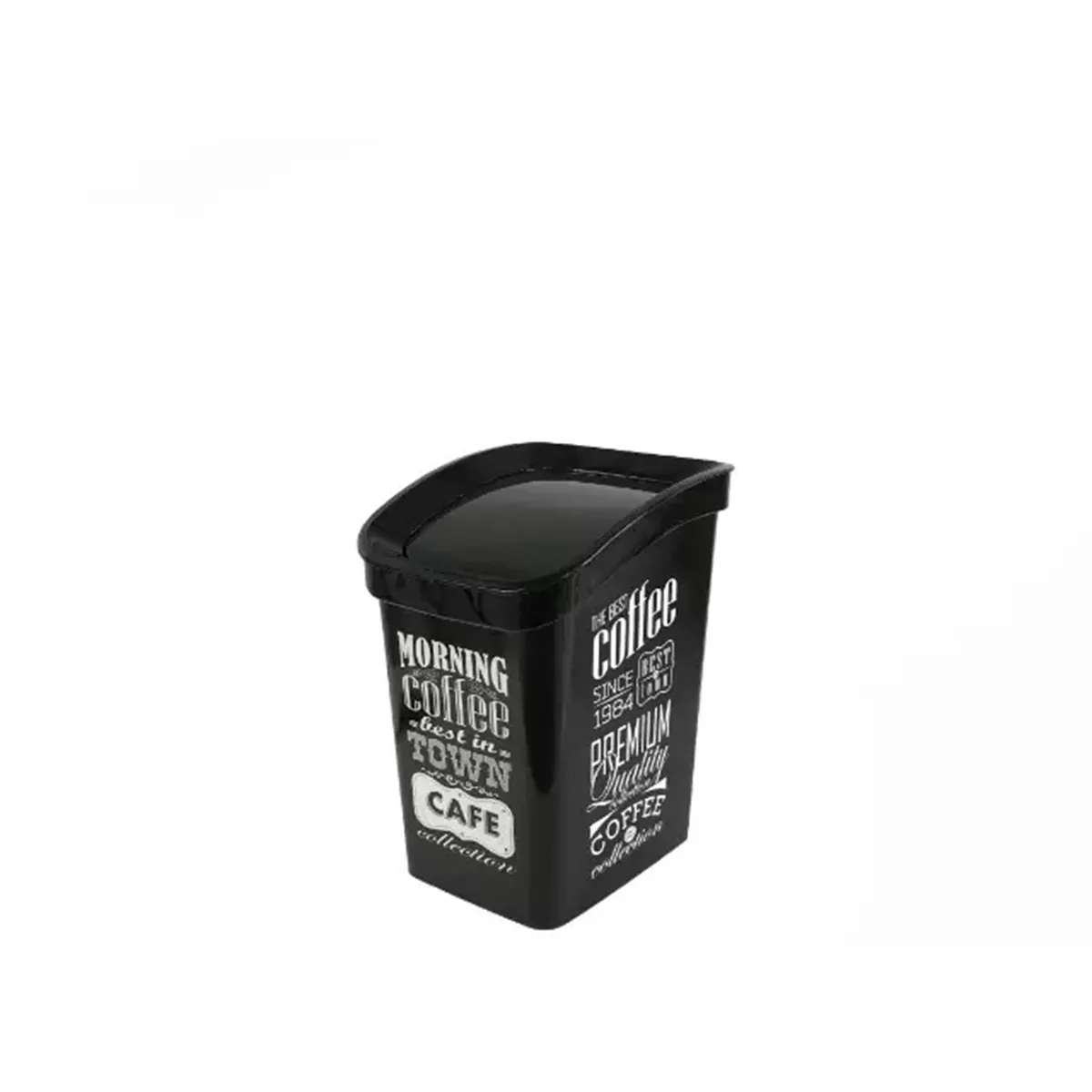 КОШ  С  ЛЮЛЕЕЩ СЕ КАПАК СМАРТ №0 ЧЕРЕН ДЕКОР Х138 D080 I103073/6