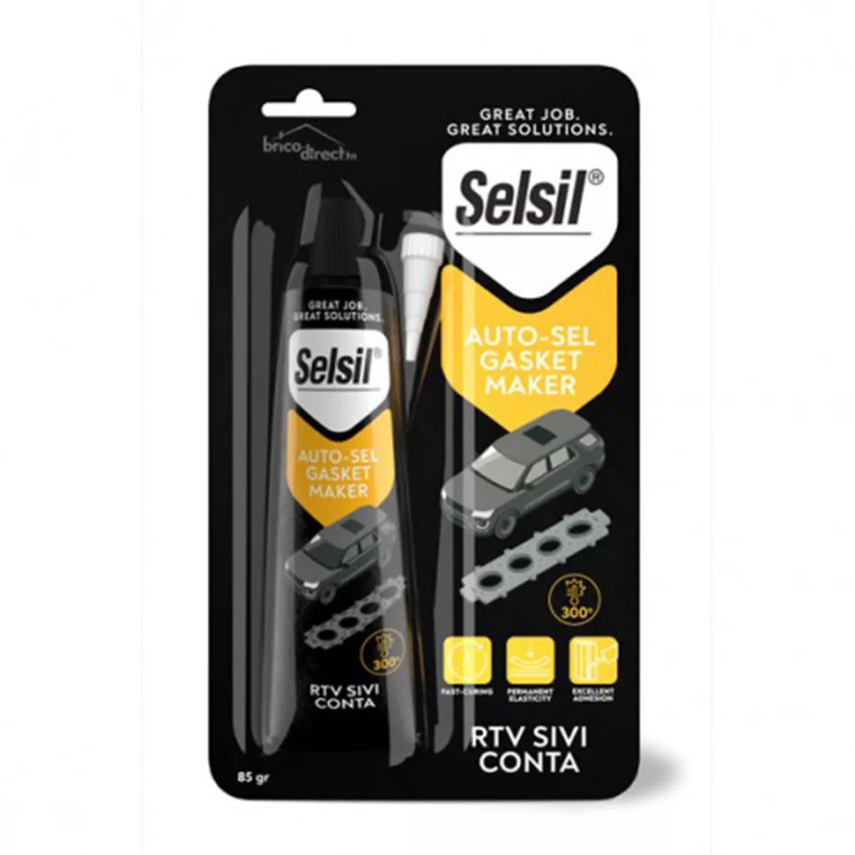 СИЛИКОН AUTO-SEL RTV 85МЛ GREY