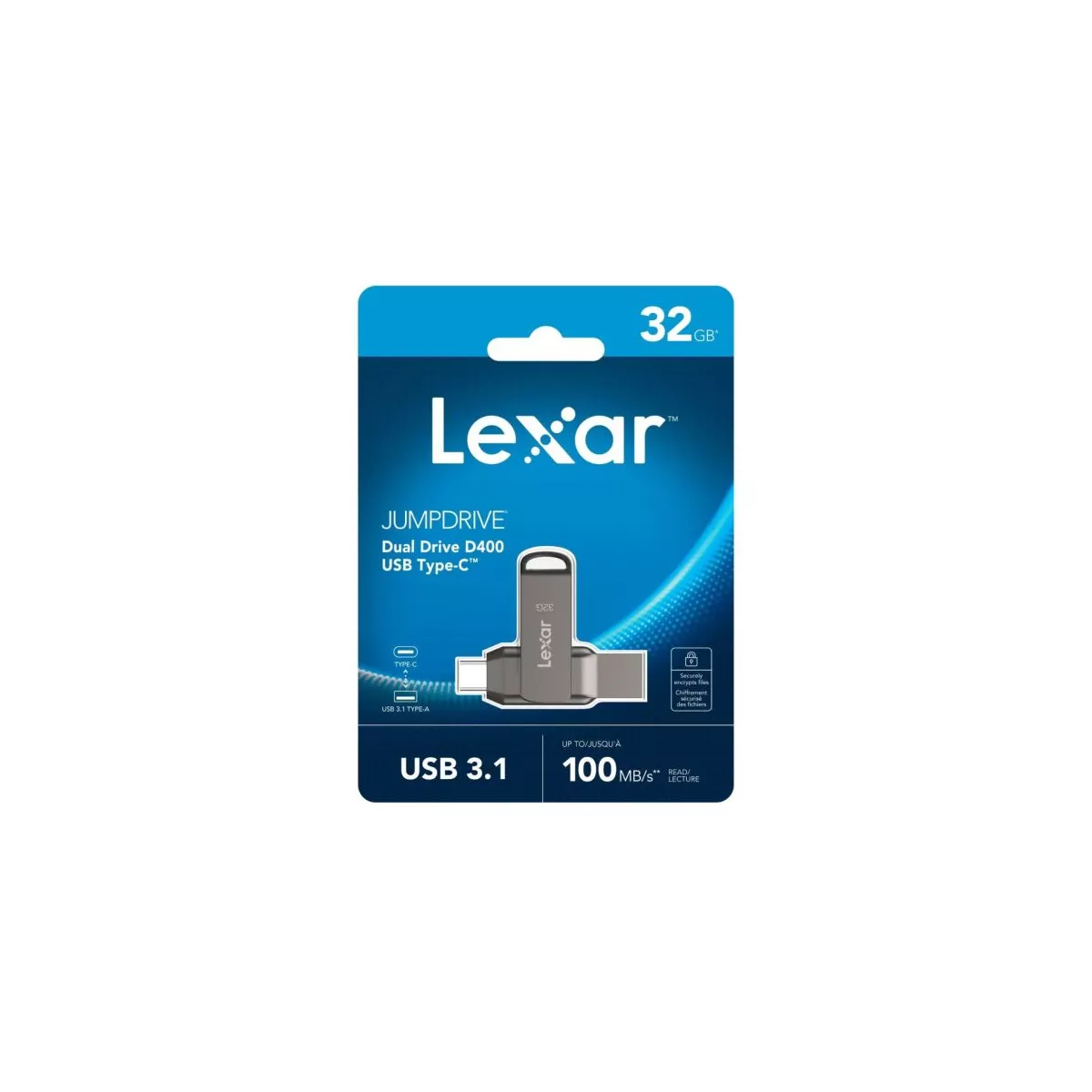 LEXAR USB 3.1 32GB DUAL TYPE-C/USB-A 100MBS