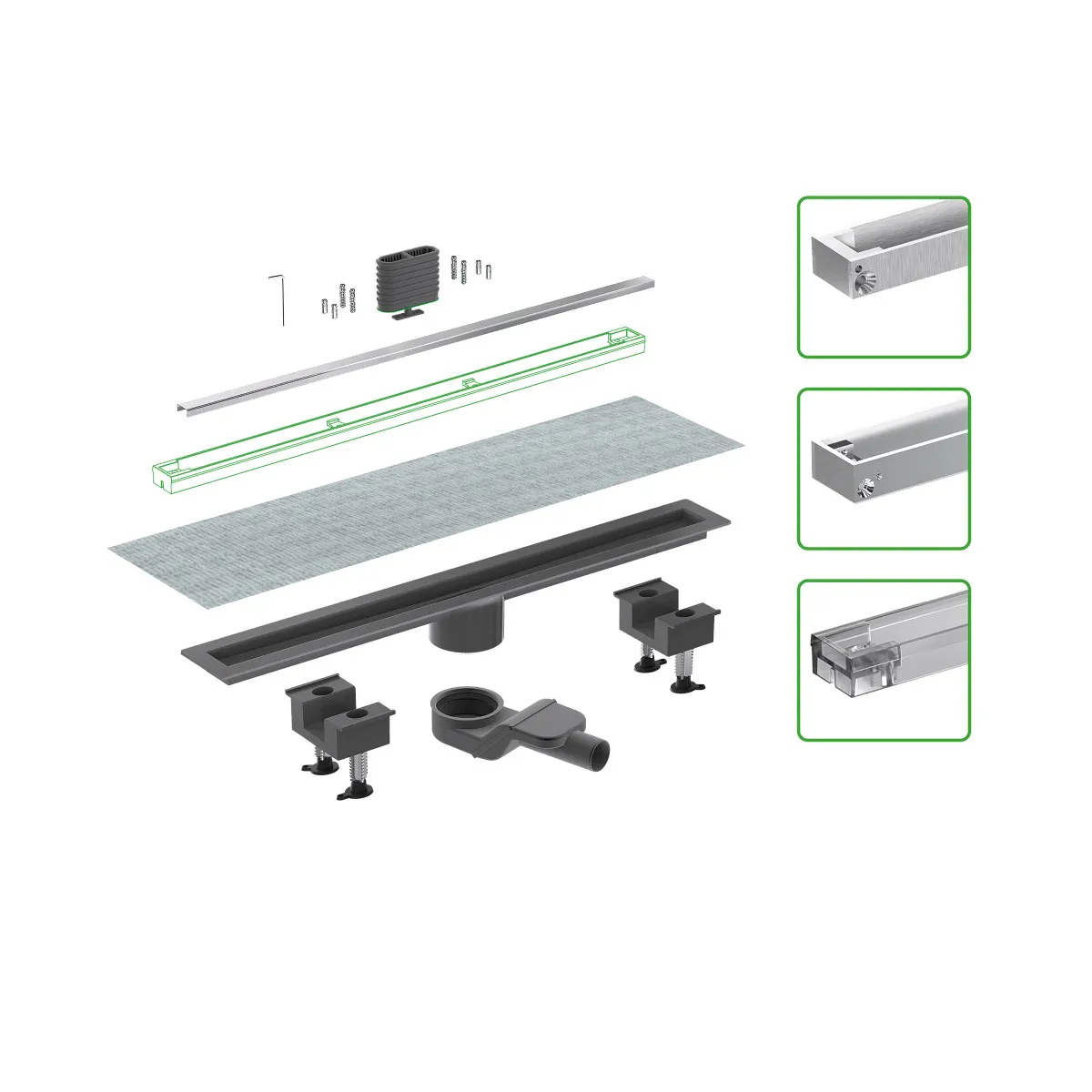 СИФОН - CANALISSIMA, 6825KC60S,600 ММ