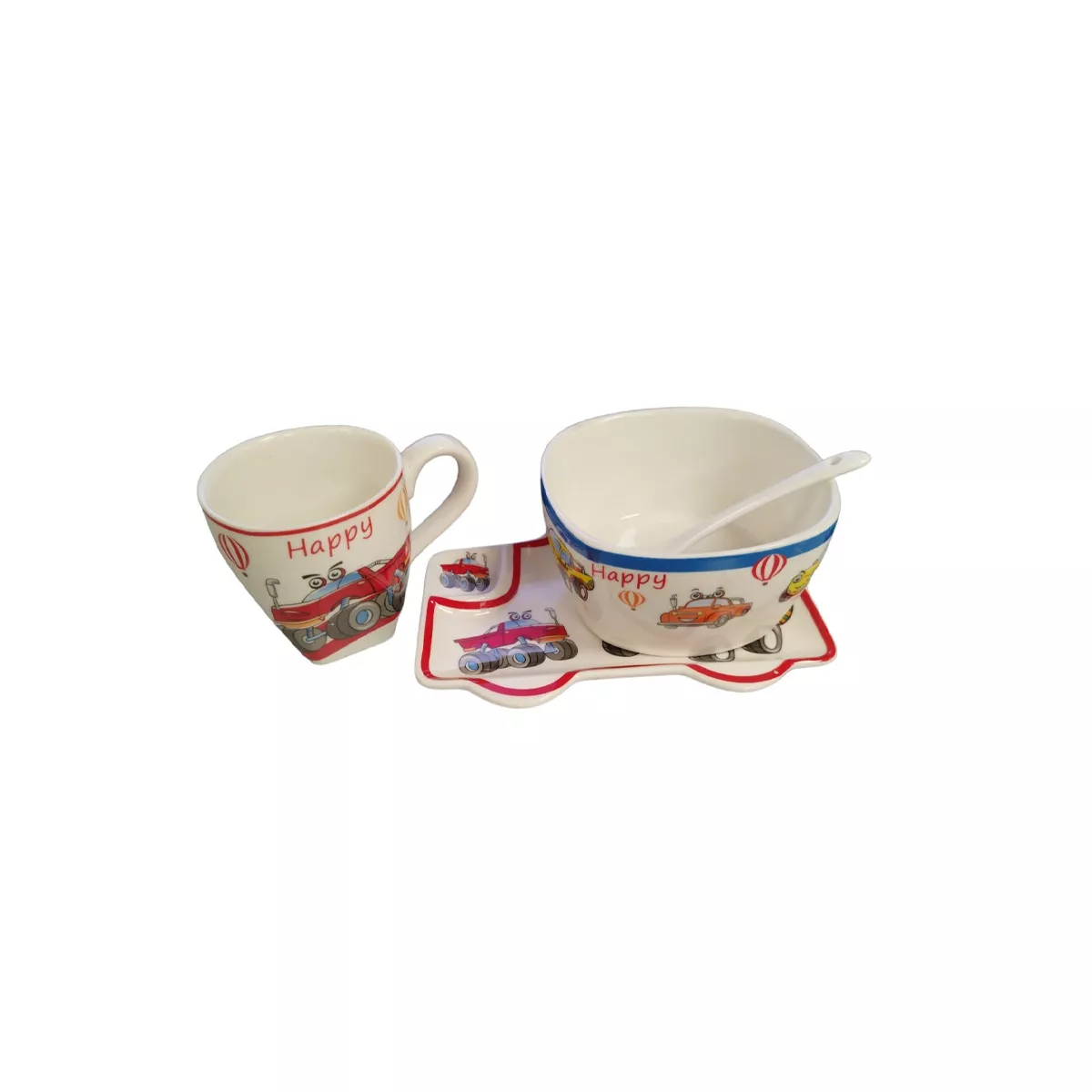 КОМПЛЕКТ 4 ЧАСТИ ДЕТСКИ СЕРВИЗ DP-7887 9107