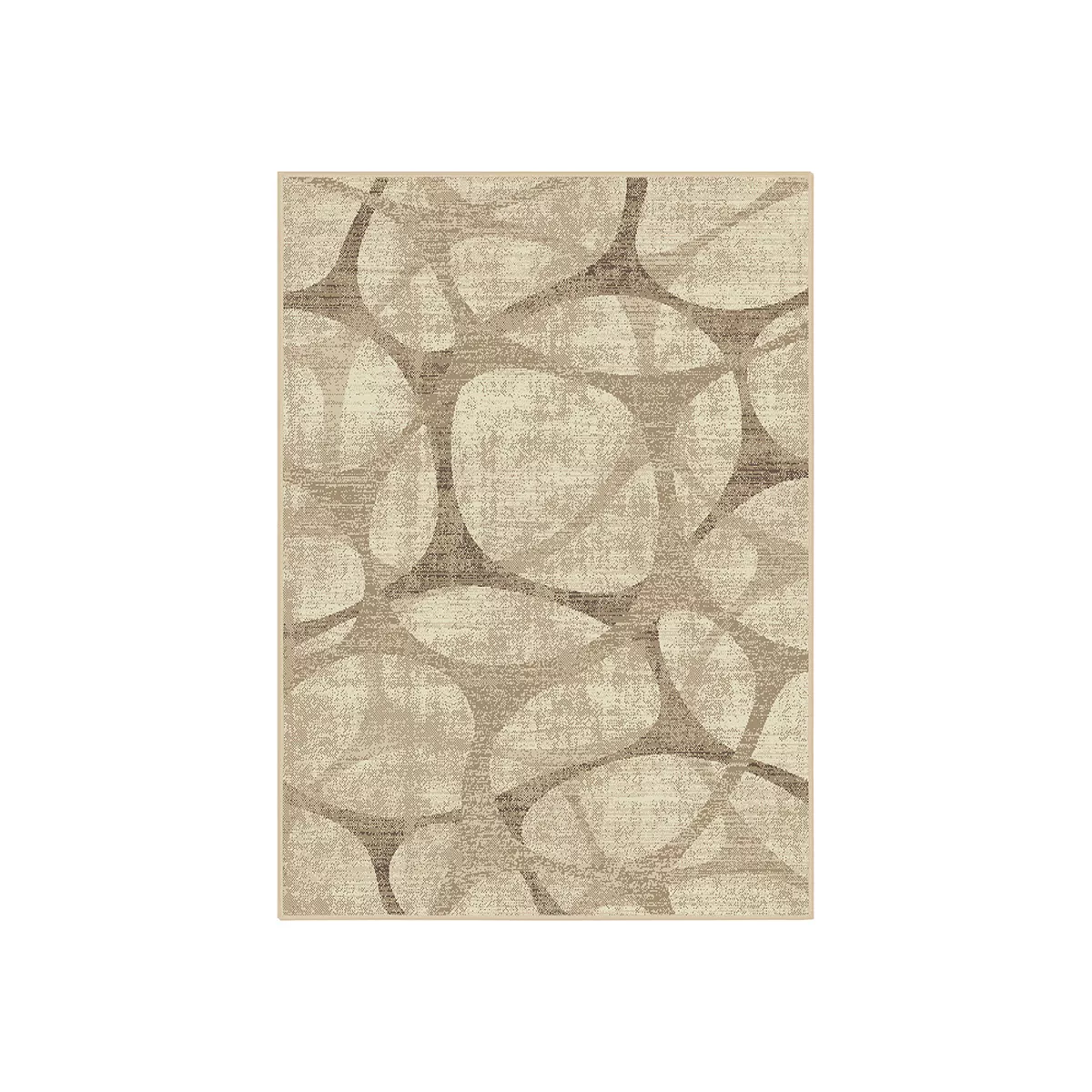 КИЛИМ LANU - ВИНТИДЖ С БЕЖОВА ОВАЛНА МРЕЖА, 60*110СМ., МОД. 213504512/   97955